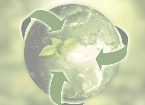  Circular economy and recycling concept